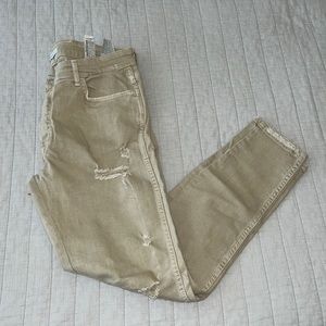 Zara Skinny Distressed Pants